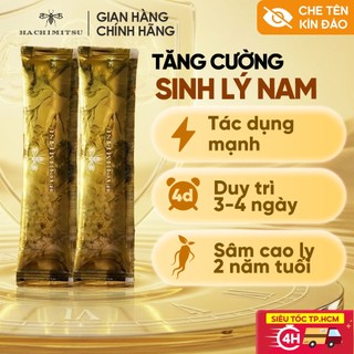Tinh chất phục hồi sức khỏe và tăng cường sinh lý nam giới Hachimitsu - Gói dùng thử: 2 gói