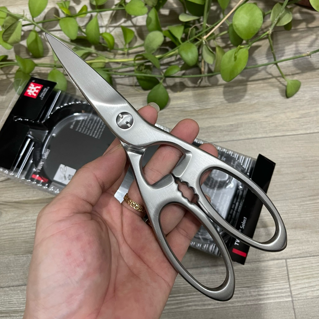 Kéo làm bếp nguyên khối Đức đa năng sắc bén, thép không gỉ 5cr15 cao cấp