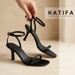 Giày Cao Gót Nữ 7P Sandal Gót Nhọn Dây Mảnh BASIC KATIFA G731 Nữ Tính Thanh Lịch BH 12T