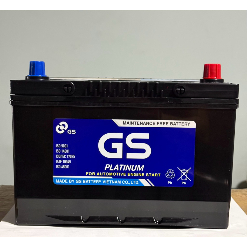 Bình ắc quy 12v miễn bảo dưỡng GS MF 90D31L (12V-80ah)