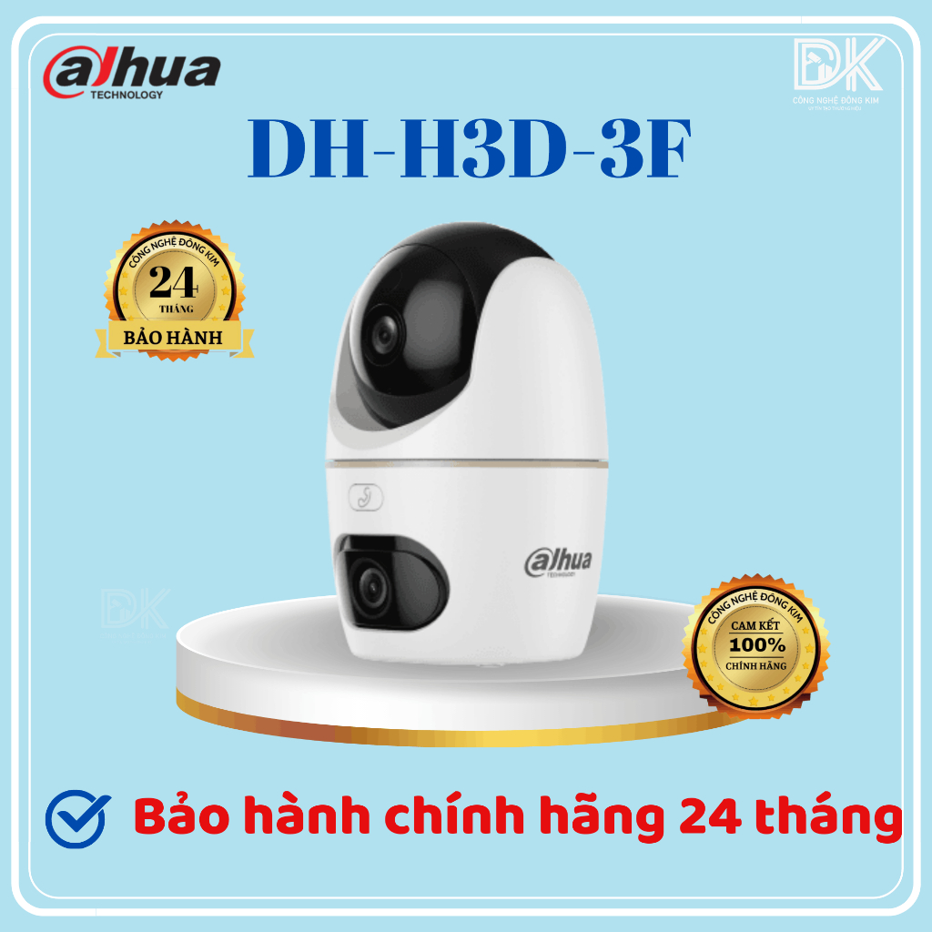 Camera IP PT Wifi Dual-Lens 3MP+3MP DAHUA DH-H3D-3F