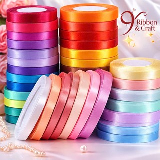 Ruy băng vải lụa 1cm cuộn nguyên dài 22m