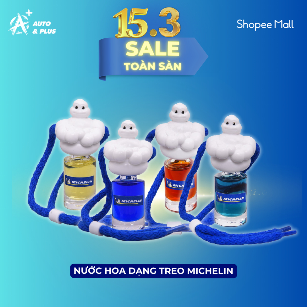 [Hàng tặng mùi ngẫu nhiên ] Michelin - Nước hoa nội thất ô tô cao cấp Michelin - Vanilla, Ocean fres