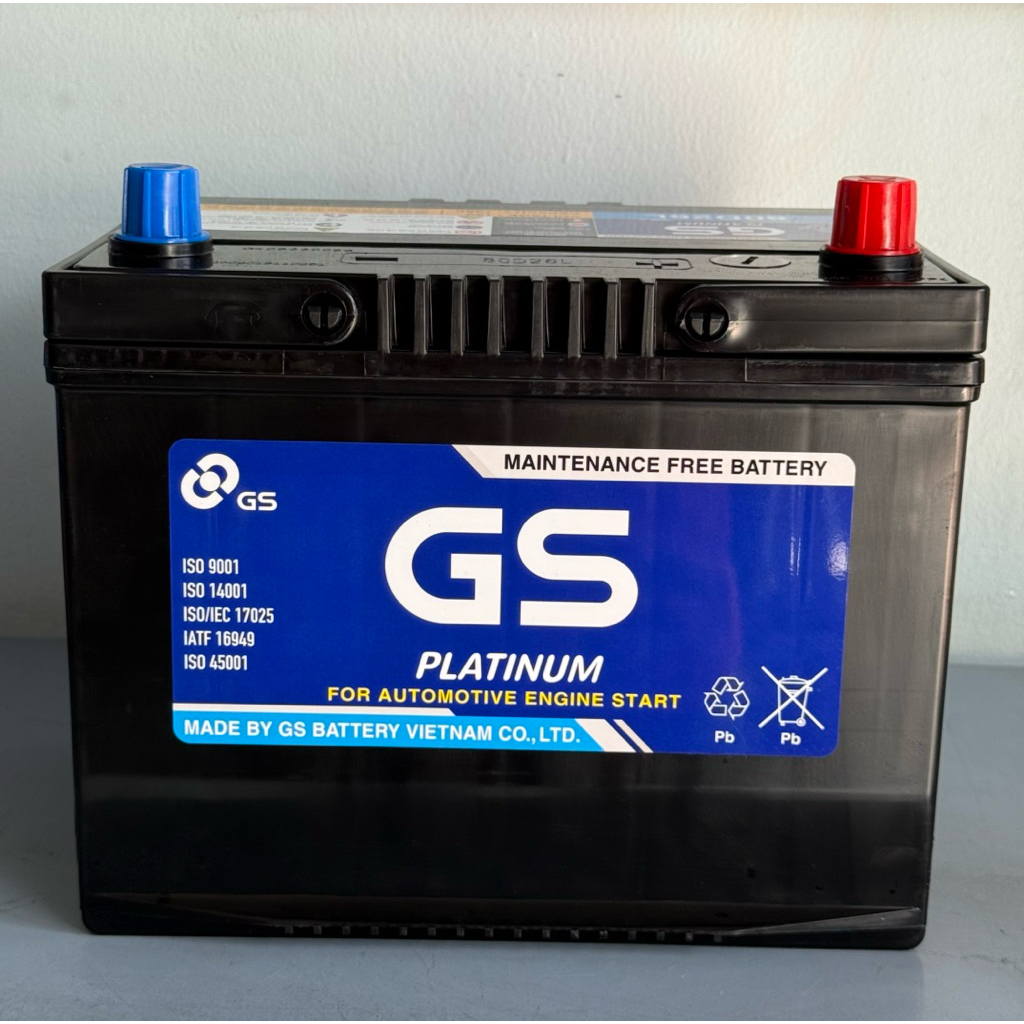 Bình ắc quy 12v miễn bảo dưỡng GS MF 80D26L (12V-70ah)