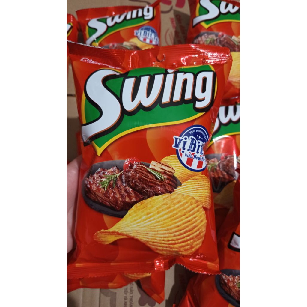 Snack Khoai Tây Swing Orion Vị Bò Bít Tết New York