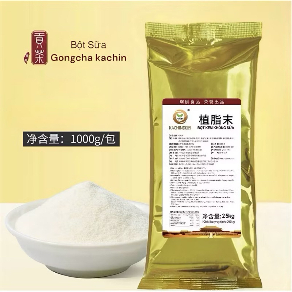 Bột sữa Gongcha Kachin túi vàng 1kg