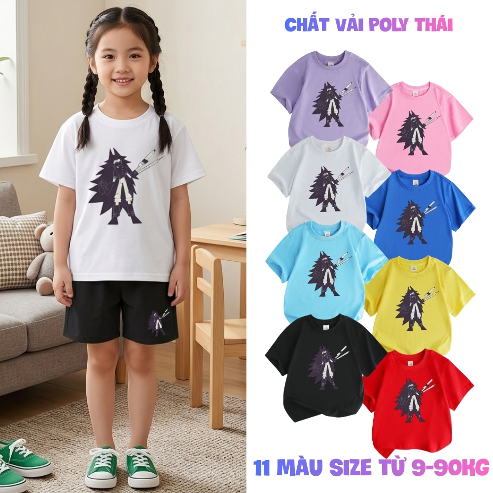 Áo thun trẻ em In Hình MISS CIRCLE, Áo thun cho bé trai bé gái Vải poly thái mềm min co giãn 4 chiều