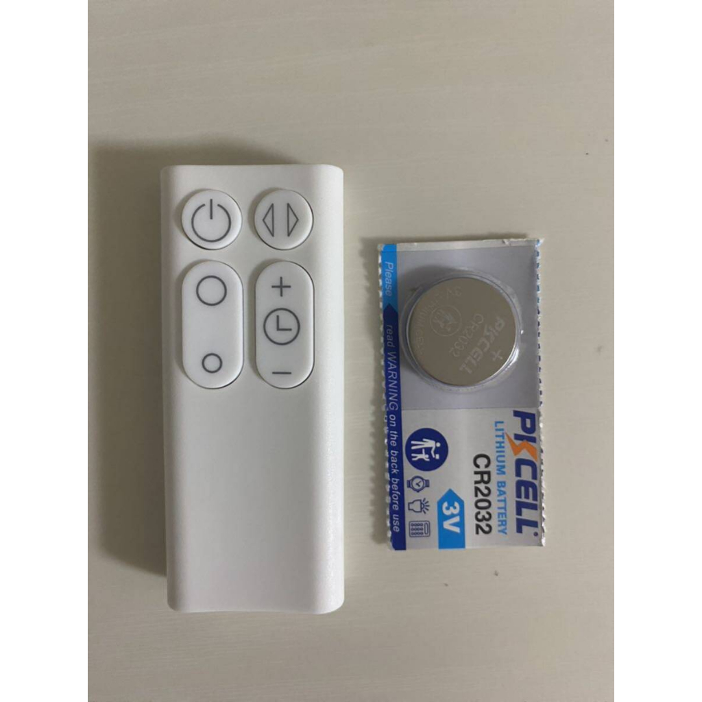 Điều khiển từ xa tương thích với quạt Dyson AM06/AM07/AM08, bao gồm pin mới.