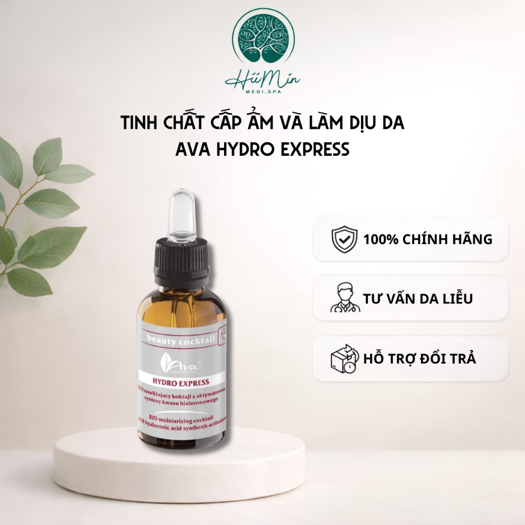 [HÀNG CÔNG TY] Tinh chất siêu cấp ẩm, tái tạo da yếu Ava Laboratorium Hydro Express 30ml