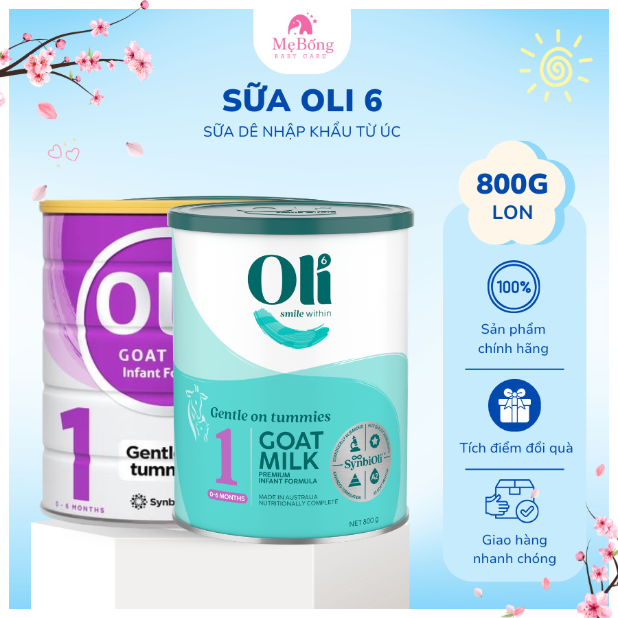Sữa Dê Oli6 Úc 800g Dễ Tiêu Hoá, Hấp Thu Tốt [Mẫu cũ] | MẸ BỐNG BABY&CARE
