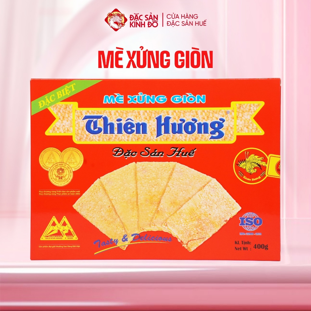 Mè xửng Thiên Hương - Mè xửng giòn thơm ngọt, giòn ngon - Đặc Sản Huế - Đặc Sản Kinh Đô