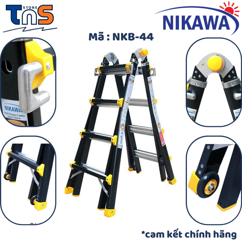 Thang nhôm gấp rút ✅ Nikawa✅-Nhật Bản NKB-44