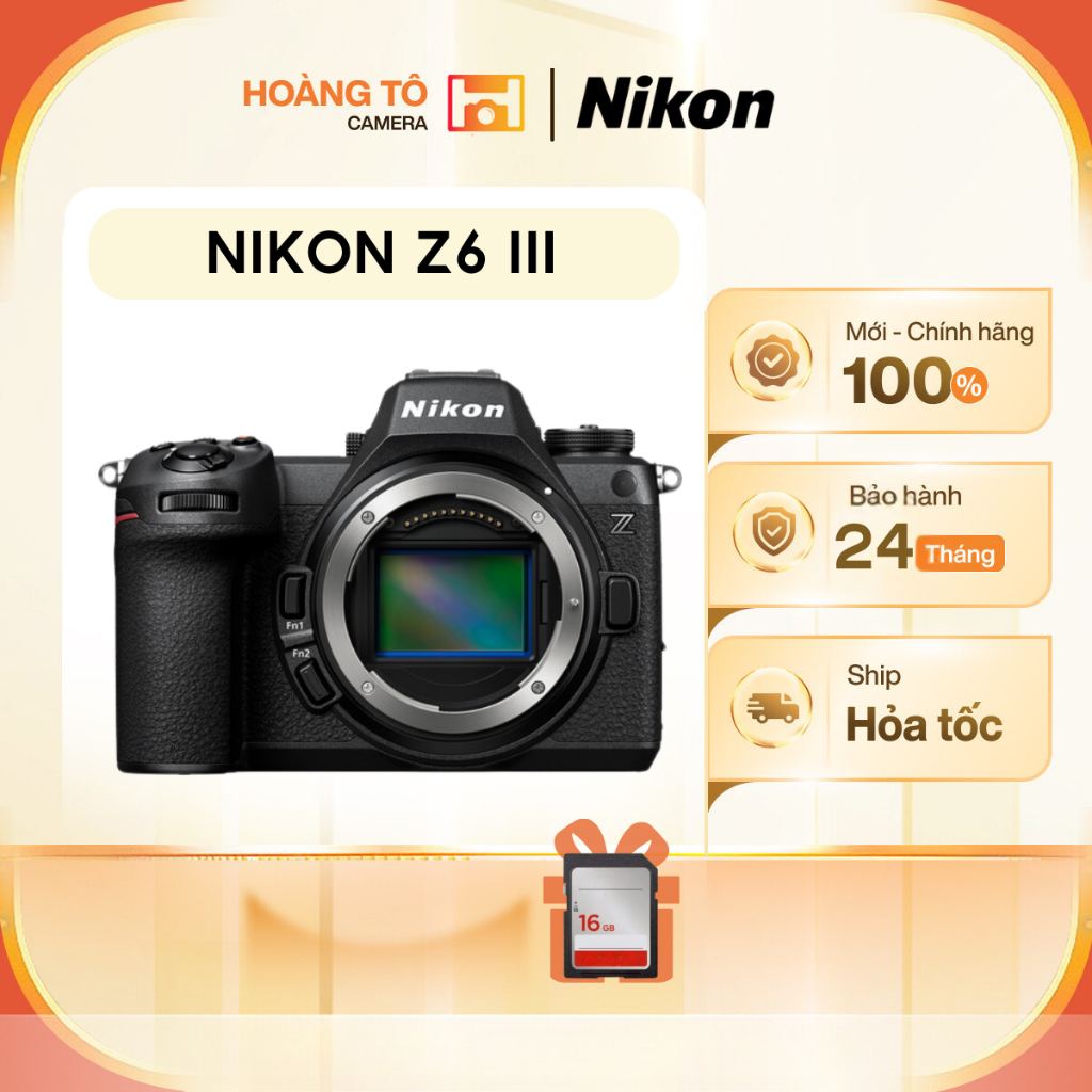Máy ảnh Nikon Z6 Mark III Z63 Mới chính hãng
