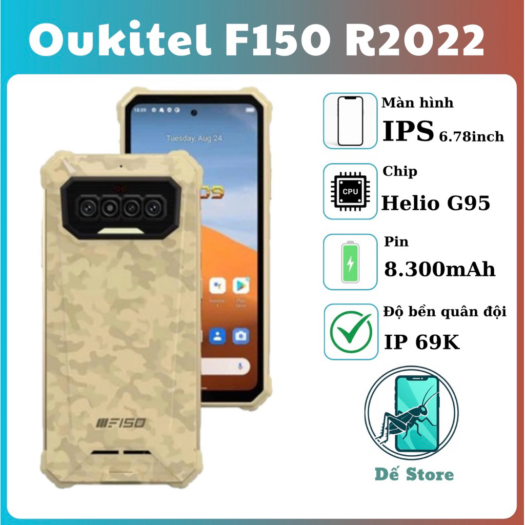 Oukitel IIIF150 R2022 - Pin 8300mAh