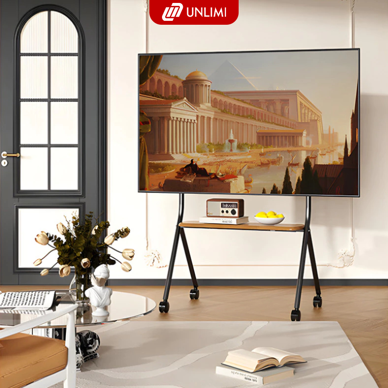 Giá treo tivi, kệ treo tivi có bánh xe di động tiện lợi - GM189