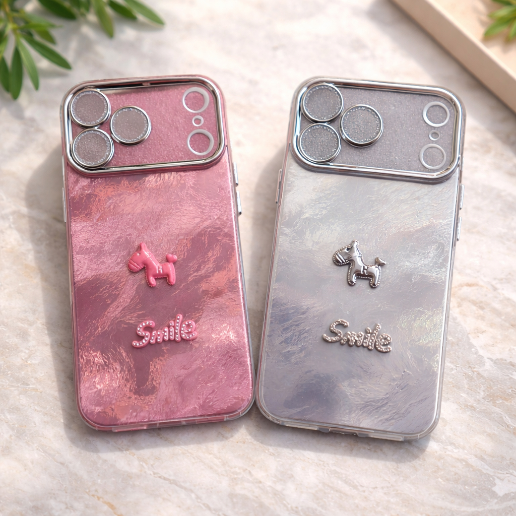 Ốp lưng IPhone Ánh Ngọc Trai Smile Horse, Sạc Từ Tính - Mê Case