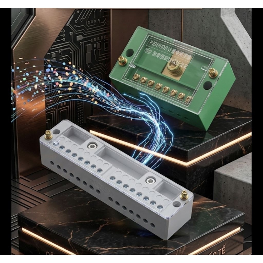 [Nhập Khẩu] Cầu Đấu Chia Dây Điện Đôi 1 Ra 8 FC8