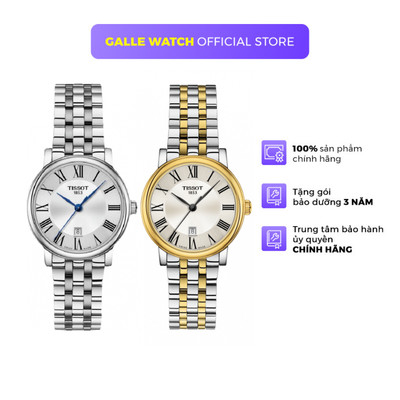 Đồng hồ nữ Tissot T-Classic T122.210 mặt kính sapphire, dây thép không gỉ, chống nước 5 ATM cao cấp