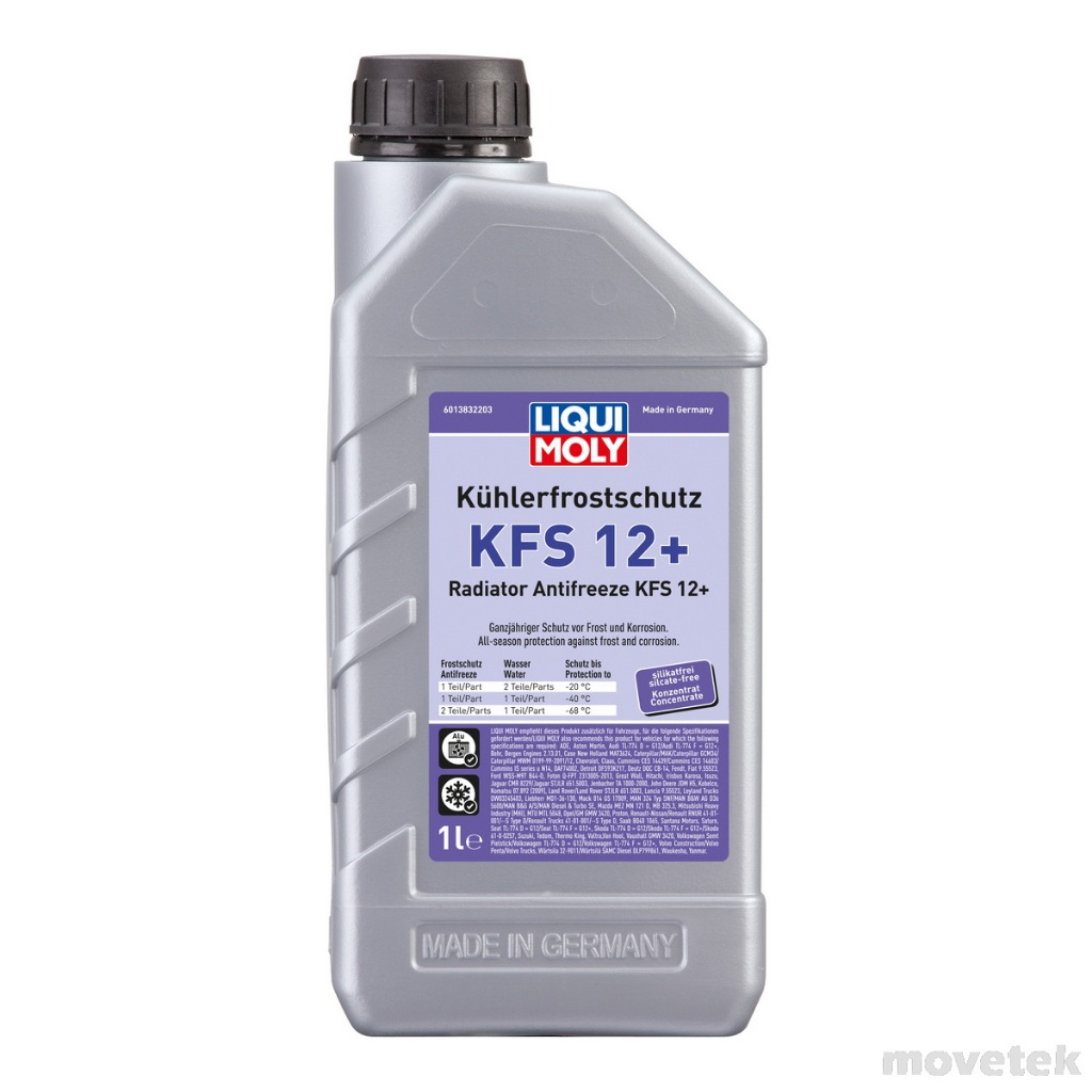 Nước làm mát đỏ OAT đậm đặc tự pha Liqui Moly KFS 12+ 21145 1000ml