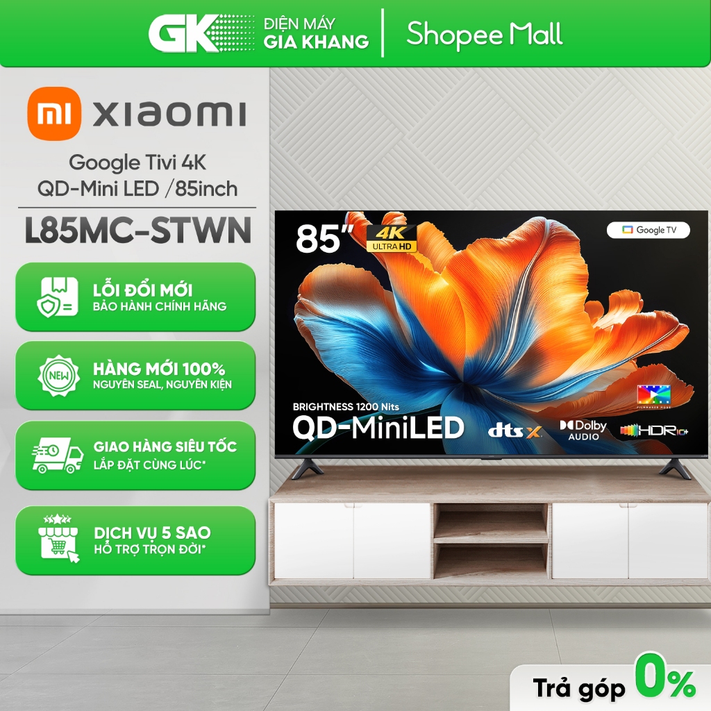 L98MC-STWN | L85MC-STWN | L75MB-SSEA Google Tivi XIAOMI S Pro Mini LED 4K [Freeship HCM]