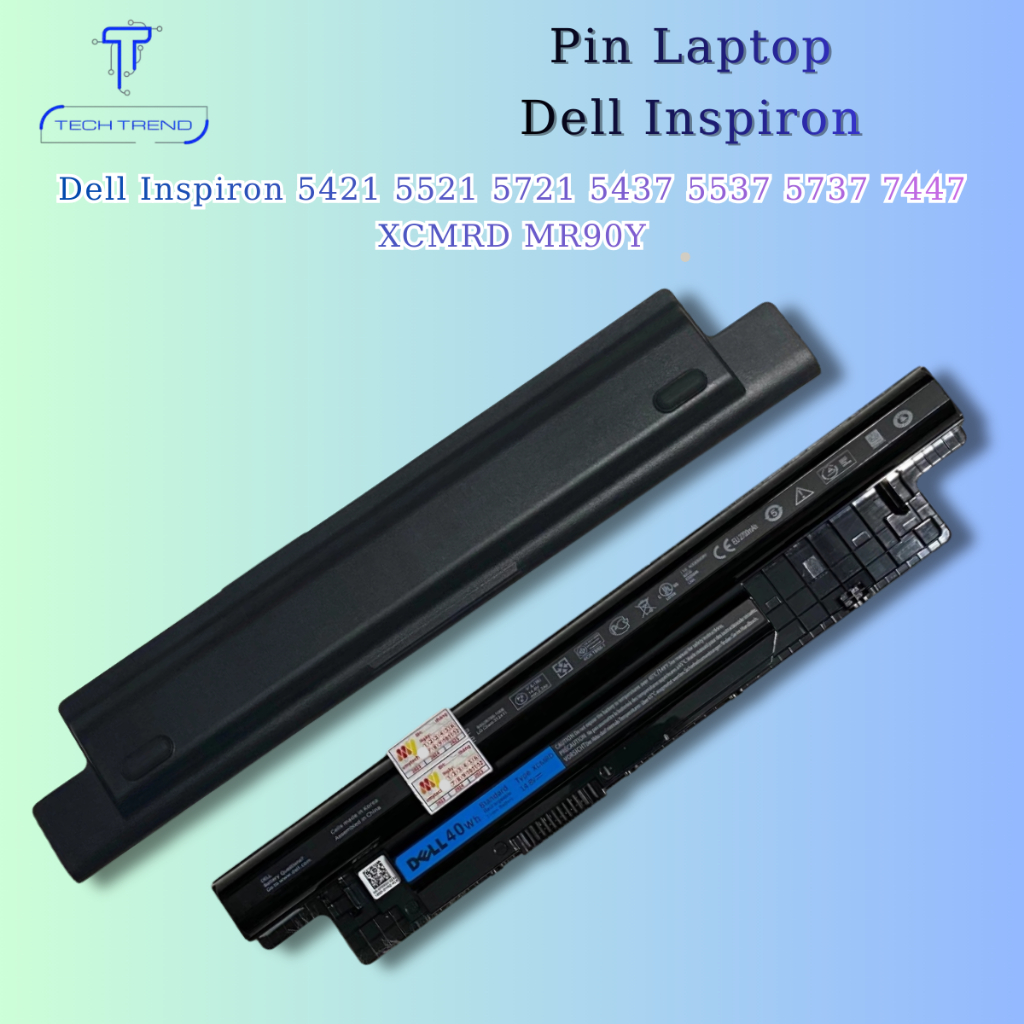 Pin Laptop Dell Inspiron 5421 5521 5721 5437 5537 5737 7447  XCMRD MR90Y