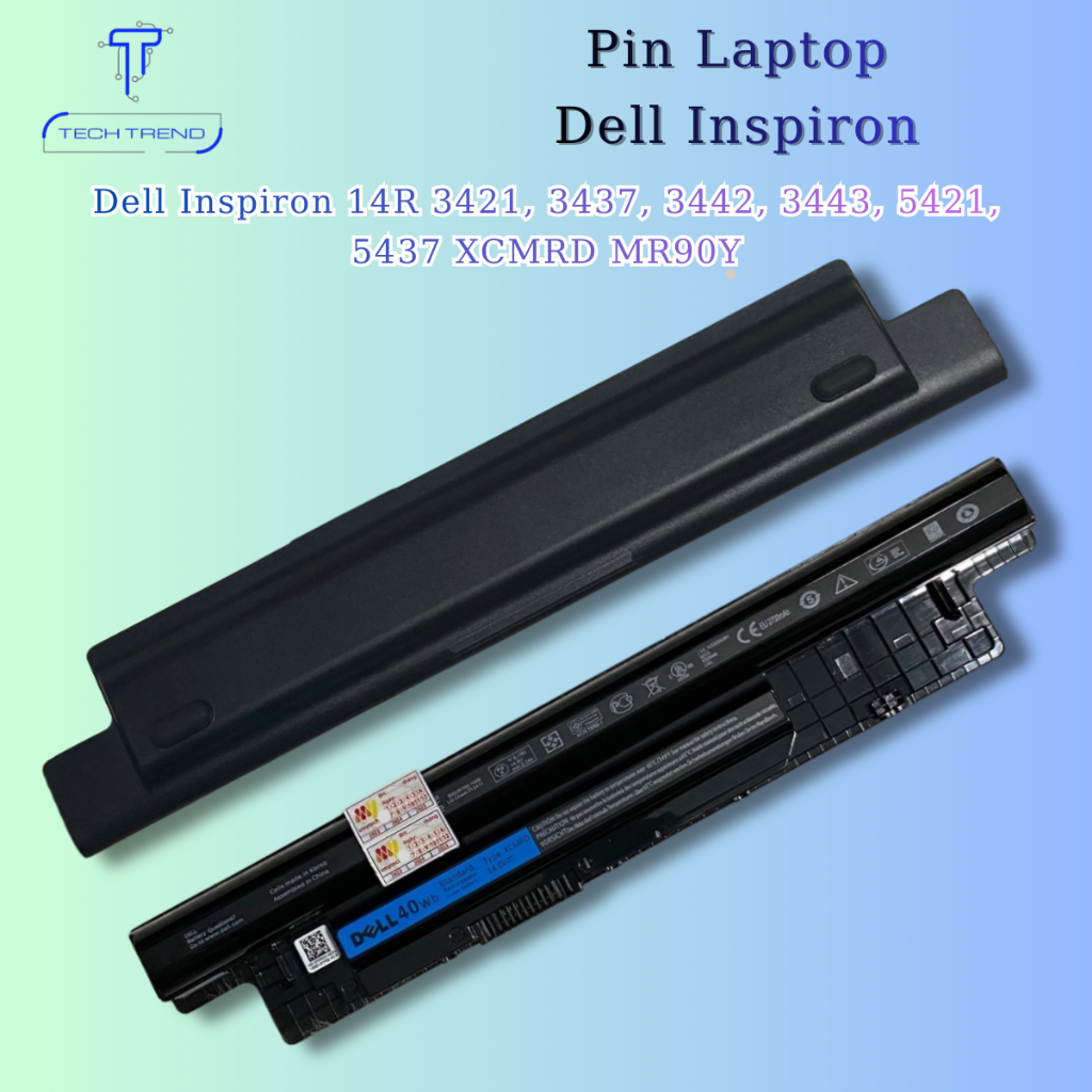 Pin laptop Dell Inspiron 14R 3421, 3437, 3442, 3443, 5421, 5437 XCMRD MR90Y