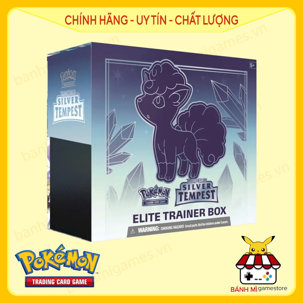 Pokemon TCG: Sword & Shield - Silver Tempest Elite Trainer Box