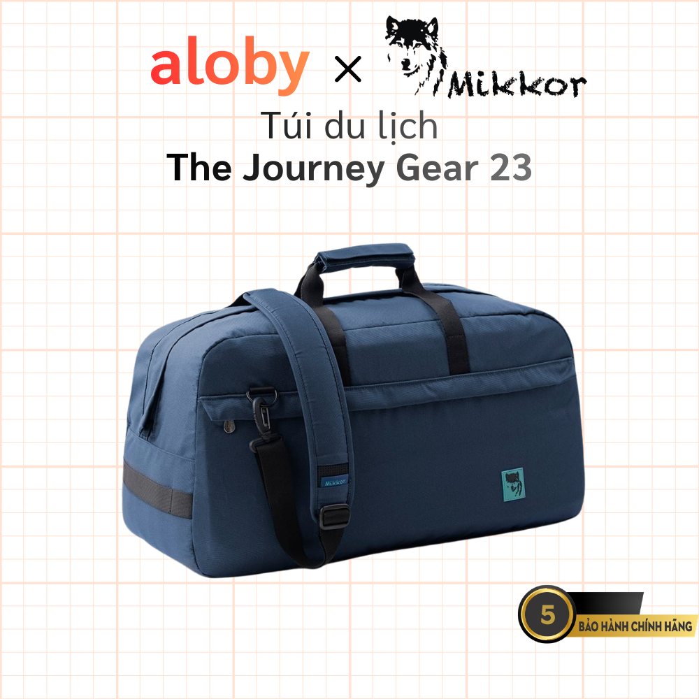 [BH 5 NĂM] Túi Du Lịch Cỡ Lớn Mikkor The Journey Gear 45L, Chống Nước, Có Ngăn Gài Tripod, Đi Phượt,