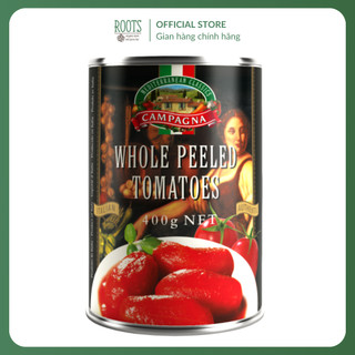 (Ship hỏa tốc) CAMPAGNA - Cà Chua Nguyên Trái Bóc Vỏ, Whole Peeled Tomatoes (400g)