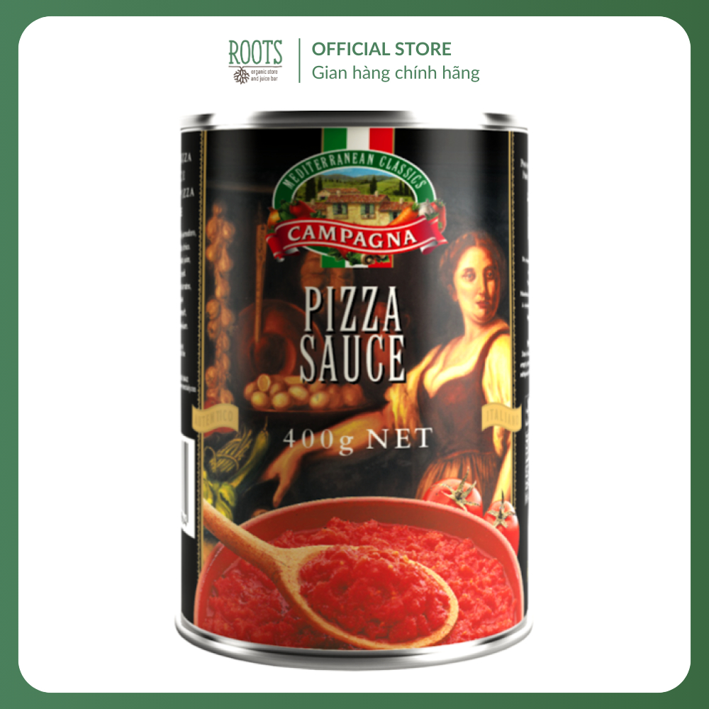 (Ship hỏa tốc) CAMPAGNA - Sốt Cà Chua Làm Bánh Pizza, Pizza Sauce (400g)