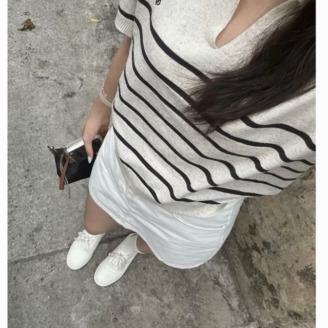 (ẢNH OLDSCHOOL) Chân váy KAKI MỀM dáng ngắn chữ A kèm quần trong cho nữ m506 | BigBuy360 - bigbuy360.vn