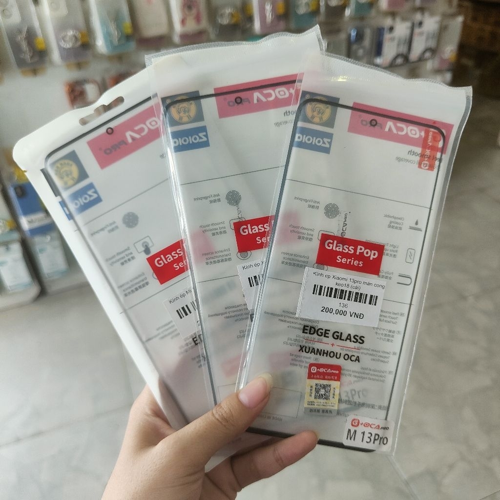 Kính ép điện thoại Mi 13 pro / 13 Lite/ Mi 13/ Mi 13 Pro Màn Cong