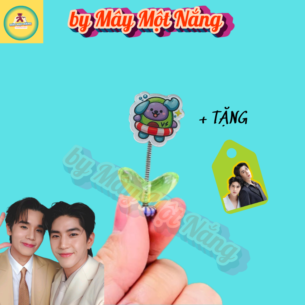 [Tặng ảnh JimmySea] Lò xo gắn xe linh vật Avocean dễ thương | Trang trí xe