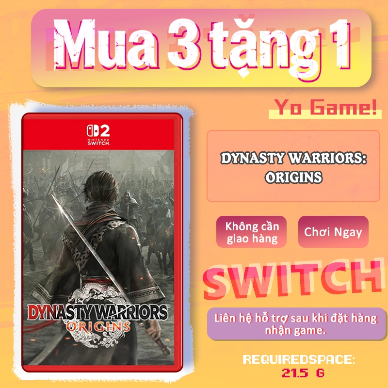 Dynasty Warriors: Origins Nintendo Switch – Mua 3 Tặng 1