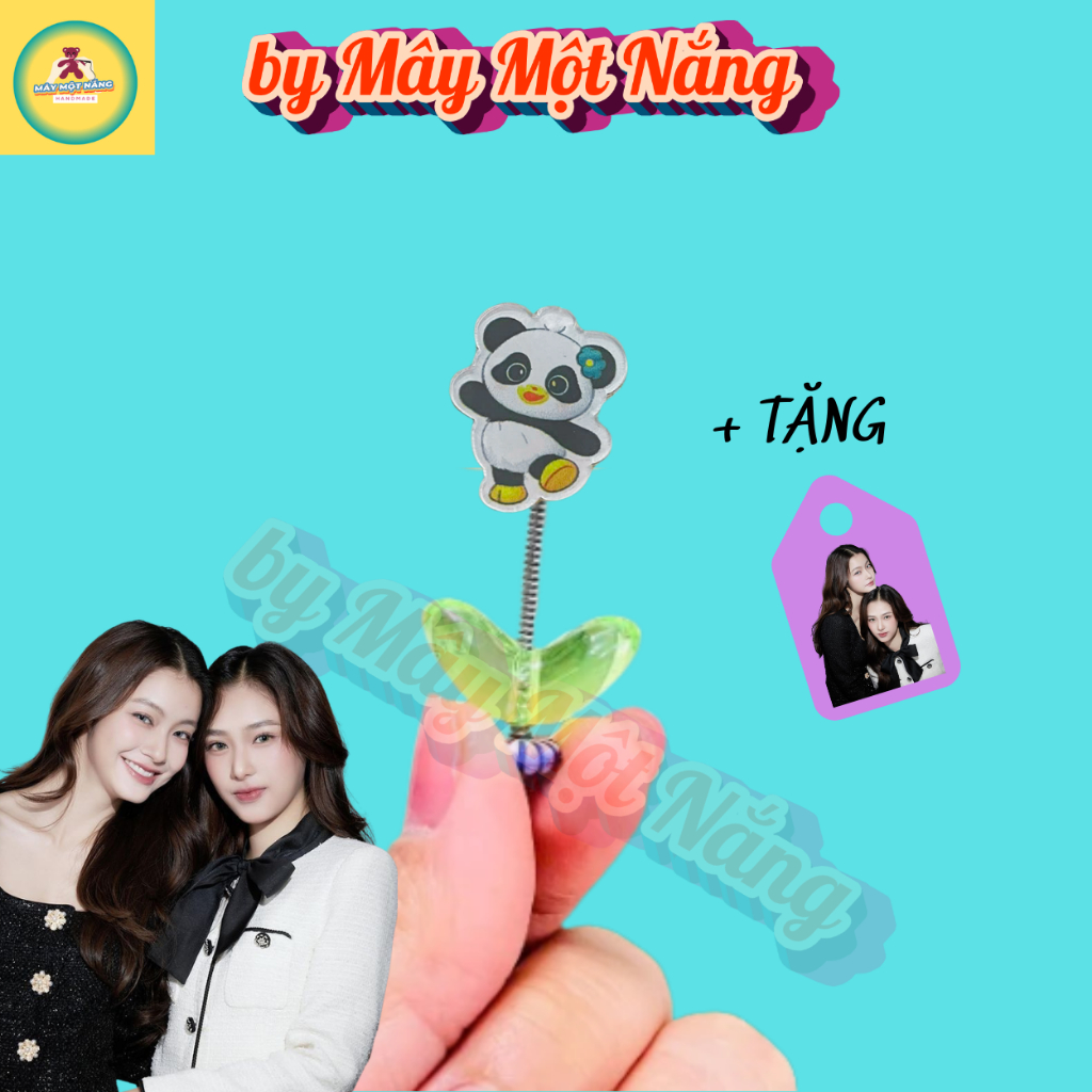 [Tặng ảnh NamtanFilm] Lò xo gắn xe linh vật Lunar dễ thương | Trang trí xe