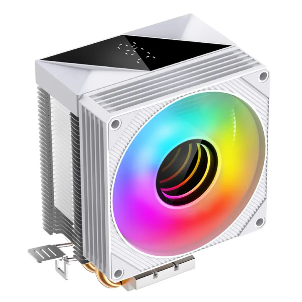 Tản nhiệt khí Jungle Leopard KF200 DGT LED RGB - Màu trắng