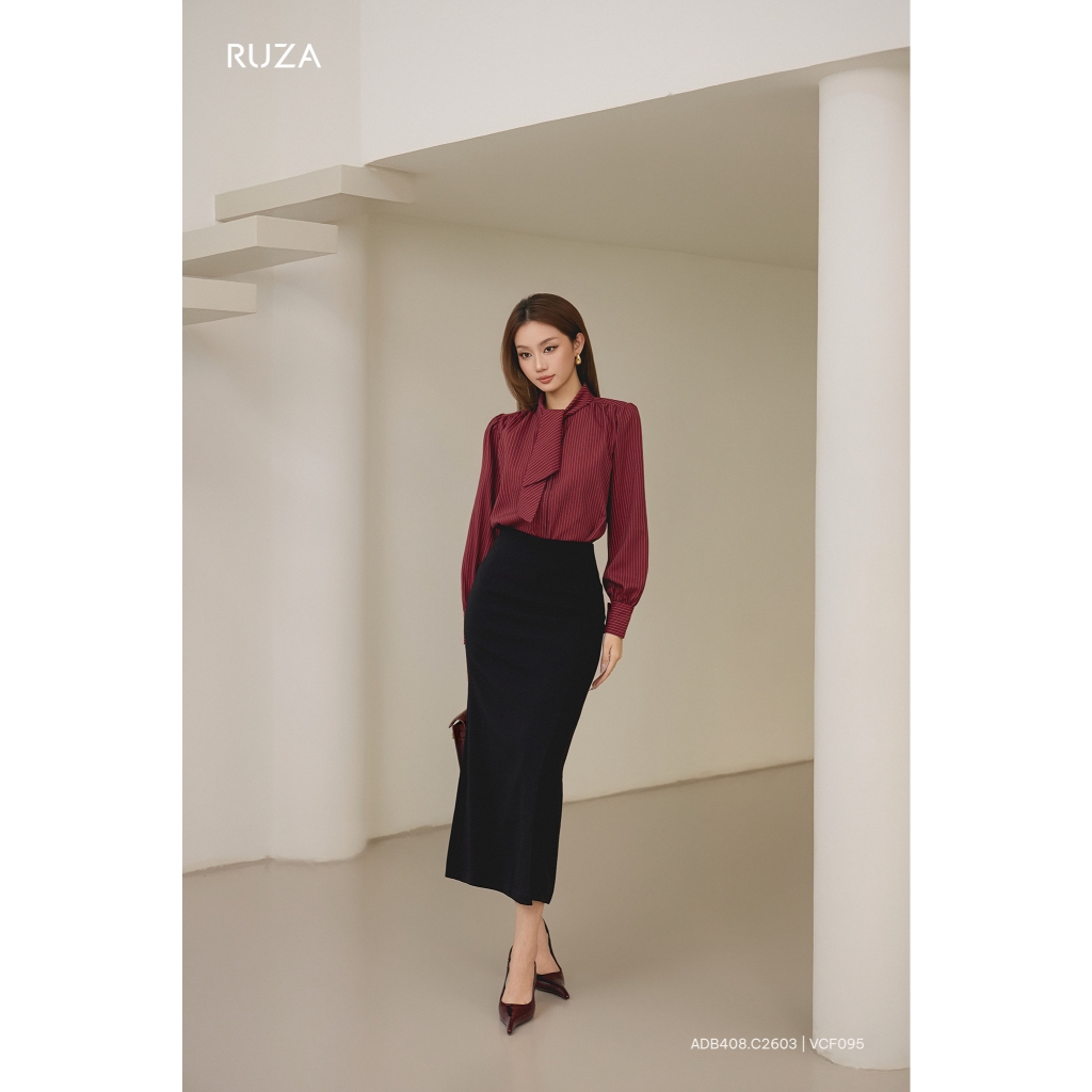 Chân váy nữ RUZA kiểu dáng công sở thời trang thanh lịch VCF095 VCF096