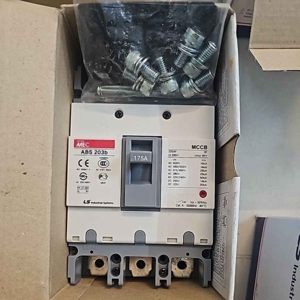 MCCB 3P 175A LS Electric ABS 203b