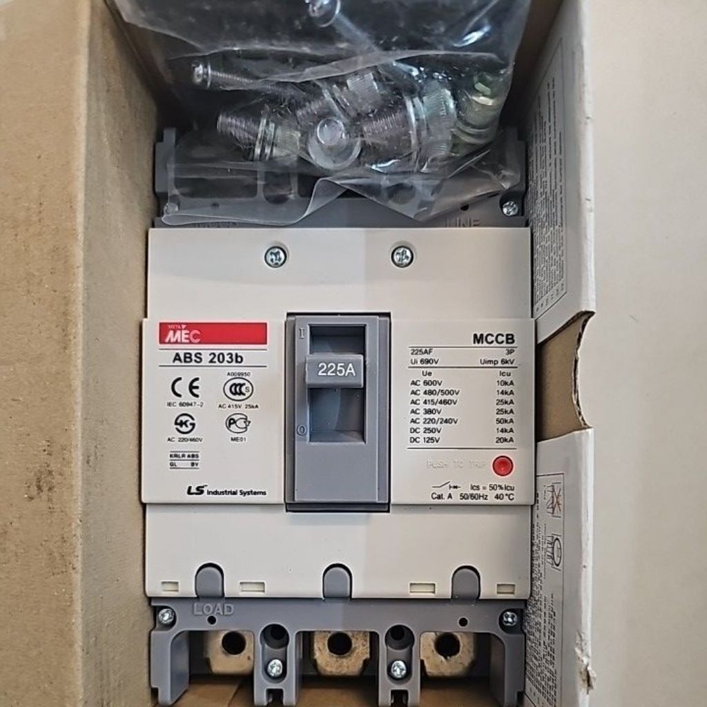 Aptomat khối MCCB 3P 225A LS Electric ABS 203b
