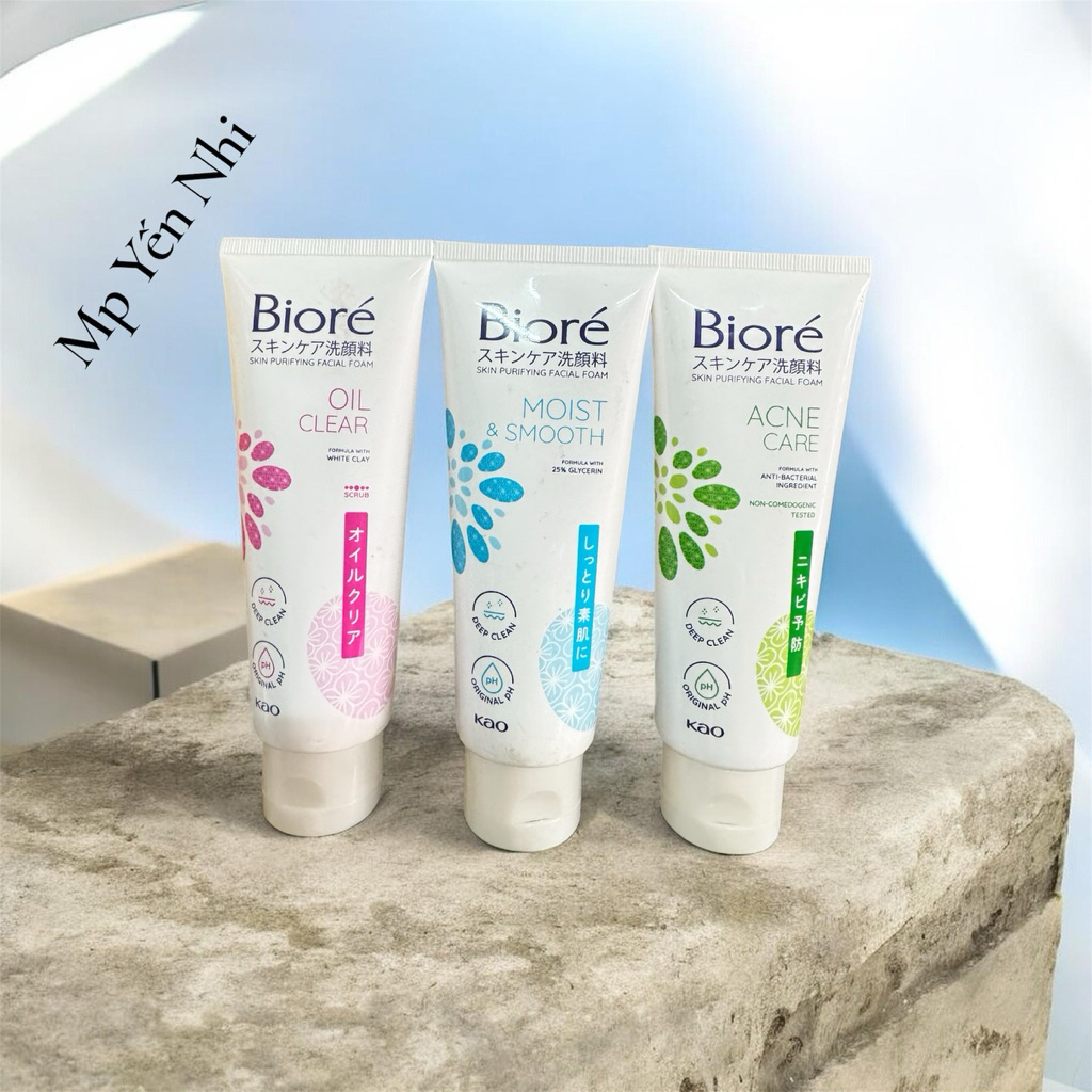 sữa rửa mặt bioré 100g