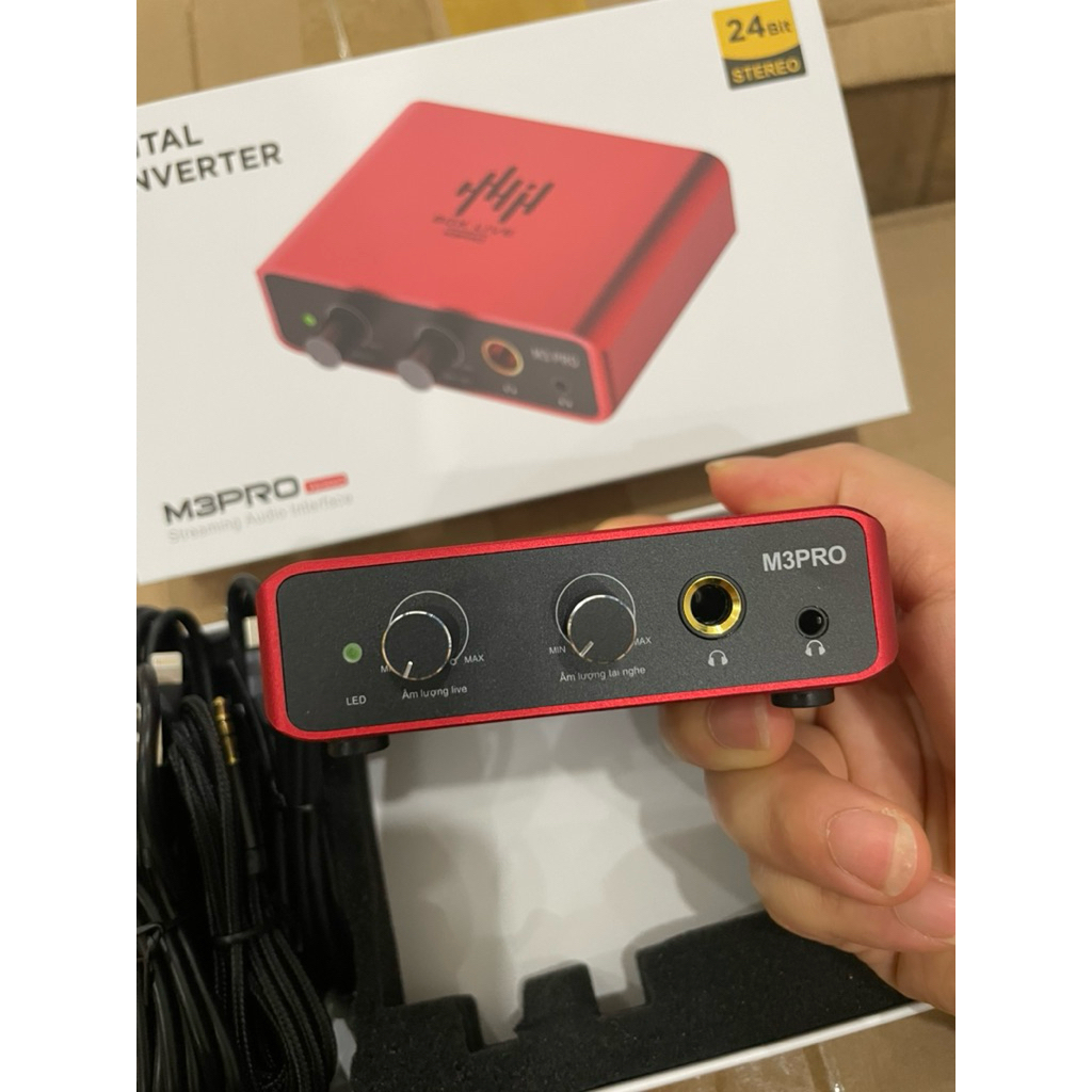 HOT 2026. Box live M3 Pro bản nâng cấp V2 dùng cho dòng điện thoại táo và typec