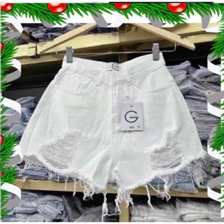 [Peinn] ( Có Bigsize) Quần short đùi jean tua rua kaki nữ rách đẹp lưng cao , (Q RNHO) GZHOU