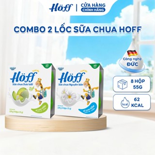 Combo 2 lốc sữa chua Hoff mix vị cho bé ( 8 hộp x 55g)