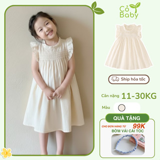 Váy bé gái mùa hè hàng thiết kế vải nhẹ thoáng khí Cỏ Baby cho bé gái mặc đi học, đi chơi K4125513