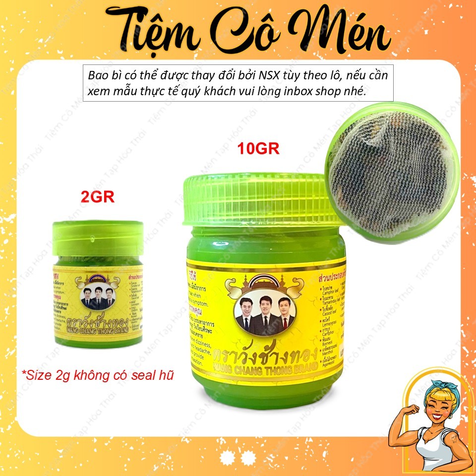 Hũ Hít Thông Mũi Ba Anh Em - 2g/10g