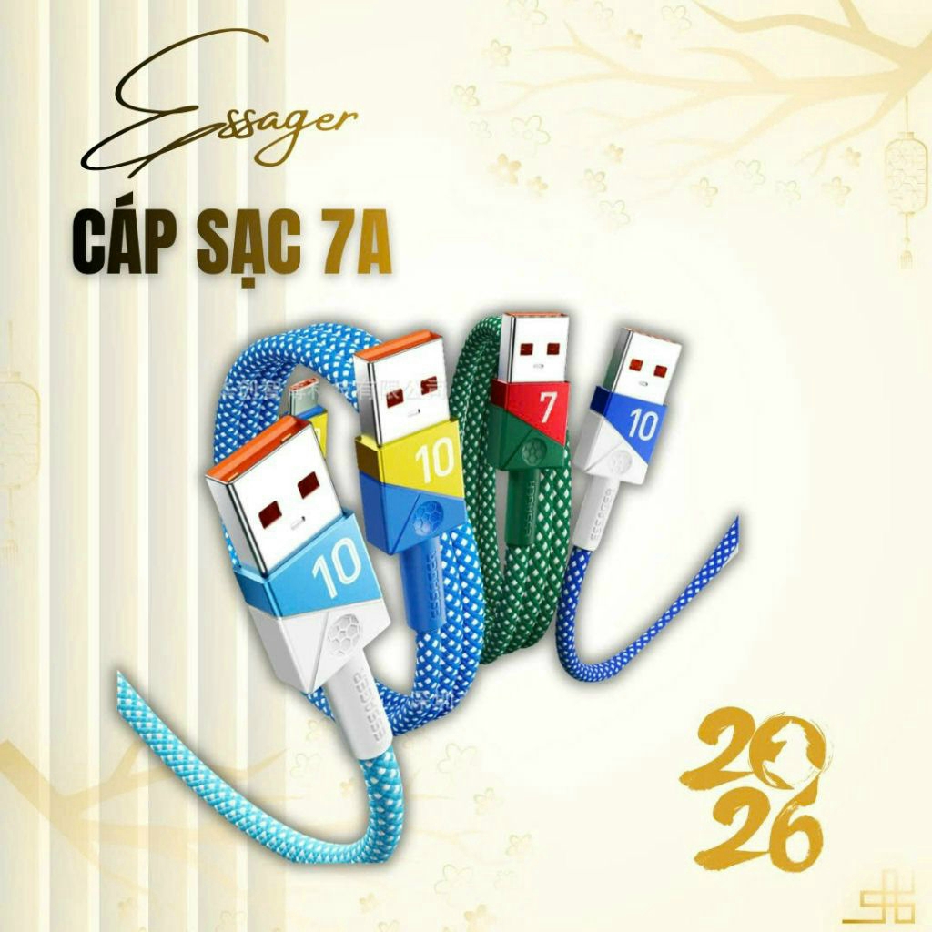 Dây cáp sạc nhanh Essager