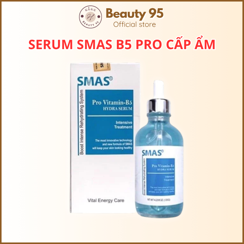 Tinh chất Smas B5 Serum Smas Pro Vitamin B5 Hydra Cấp Ẩm Phục Hồi Da 120ml chính hãng