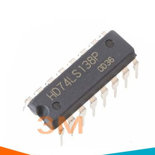 Linh Kiện 74LS138 3 to 8 Decoder/Demultiplexer DIP16