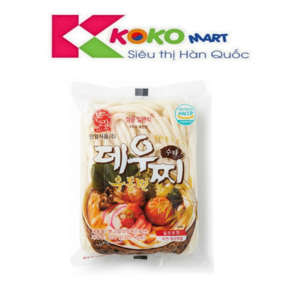 Mì Udon Duechi Hàn Quốc bịch 200g