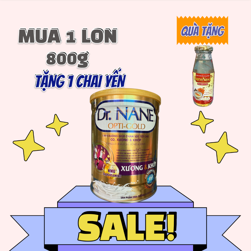 Dr. Nane Opti-Gold Xương & Khớp – 800g